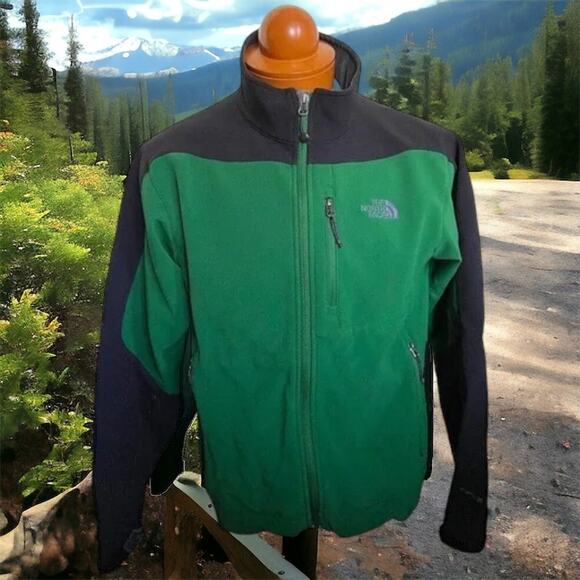 The North Face Mens Jacket M or L 2006 Seven Summits Project Kelly Green Black - Picture 2 of 16